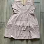 BCBGMAXAZRIA  Blush Pink Lace Mini Dress Photo 4