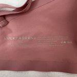 Lucky Brand  36C Bra Bralette Wireless No Wire Lightly Lined Women's Pink Stretch Photo 11