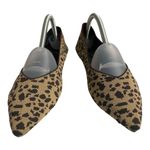 Seven7  animal print pointed toe women’s knit flats SZ 9 Photo 1