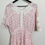 Love Shack Fancy  Newton Dress in Poppy Pink Size Large Photo 8