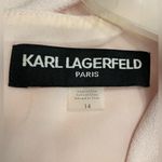 Karl Lagerfeld Karl Lagerfield Pale Pink Plus Wedding Cocktail Jumpsuit Photo 8