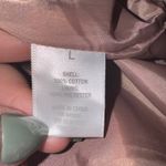 Westport 1962  Womens L‎ Pink Velvet Moto Jacket Full Zip Quilted Shoulder Photo 6