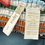 Japna B8  Striped Wide Leg Jumpsuit Smocked Bodice Cropped Women's Small Photo 1