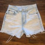 American Eagle  Size 00 90s Boyfriend Distressed Blue Jean Photo 1