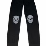 Lauren Moshi ✰ Kizzy Star Eye Skull Sweatpants ✰ Super Soft Material ✰ Jet Black Photo 14