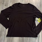 J. Jill Women's Brown NWT Long Sleeve Compression Tee Size XL Photo 0