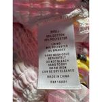 Unique Vintage Floral Crop Top Smocked Sweetheart Sleeveless Pink 2X/18 Photo 3