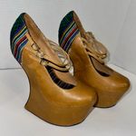 Taylor Says Hispanic Heritage Inspired Heelless Platform Light Brown Chili 7M Tan Size 7 Photo 3