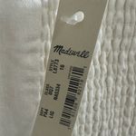 Madewell  Denim Square-Neck Sleeveless Mini Dress in Tile White Size 16 Photo 8