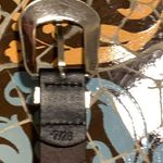 WESTERN FASHION Belt with Western Buckle. Sz: 7/28” Black Photo 4