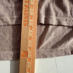 Garnet Hill  Taupe Knit Sweater Textured 100% linen Long Sleeve Crew Neck Top M Photo 6