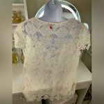 Vince Camuto Crochet Cap Sleeve Top Photo 5