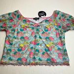 Dolls Kill Little Twin Stars Hello Kitty Collab Crop Top 3X Kawaii Cute Cat NEW Photo 0