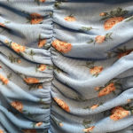 ZARA NWT  FLORAL RUCHED TOP Photo 3