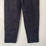 Who What Wear NWOT  Black Tie Waist Button Ankle Tapered Pant Size 6 Photo 4