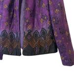 Coldwater Creek Coldwater Creek Jacket Women's Size 10 Purple art boho Photo 2