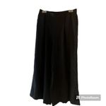 Banana Republic ✨ BLACK LINEN-BLEND CROPPED WIDE-LEG PANTS ✨ Photo 3