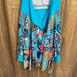 American Trends Bright Blue Floral Swim Shorts Dress XXXL NWOT Size undefined Photo 4