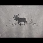 Arctic Image Fleeceā V Neck Long Sweatshirt Shirt Size Small Tan Photo 3