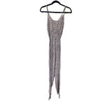 Dress Forum Jumpsuit Animal Print Faux Wrap High Waist Urban Outfitters, Size M Photo 3