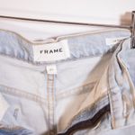 Frame Le Tour Frayed Hem Denim Organic Cotton High Waisted Jean Shorts Altadena Photo 1