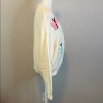 Luna Ivy Butterfly Cardigan Ivory/Multicolor Size Small Photo 1