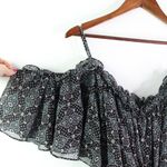 MISA Los Angeles  Suki Chiffon Floral‎ Mini Dress Black S Photo 2