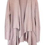 Barefoot Dreams  Cozychic Ultra Lite Tan Cardigan Sz S/M Photo 0