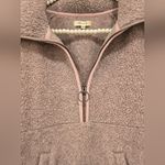 Madewell  Polartec Fleece Half-Zip Jacket Size L in Hthr Cherry Blossom Photo 2