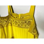 MAISON MARGIELA Yellow Lace Eyelet Trim Open Waist Oversized Dress size 10 Photo 13