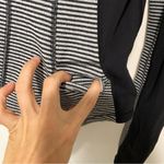 Lululemon Black and White Striped Half Zip Jacket small Photo 6