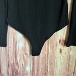 Cider  Black 1/4 Zip Ribbed Long Sleeve Bodysuit Photo 10