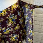 Xhilaration Lightweight Burgundy Floral Skort-M Photo 4