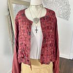 Country Wear Collections VTG Whimsygoth Bohemian Retro Basket Weave Jacket L Black Size L Photo 4