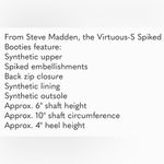 Steve Madden
Virtuous-S Spiked Embellished Stiletto Booties Photo 6