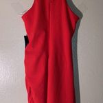 Lulus NWT One Sided Scrunched Diagnal Hem Cocktail Dress Size XS Red Photo 1