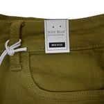 Judy Blue Women's S Augustana Mid Rise Cut Off Jean Short in Matcha Green NEW Photo 9