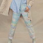 Free People  Maggie Scenic Jeans High Rise Straight Leg Photo 2