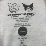 Sanrio My Melody and Kuromi Graphic White/Purple Tie Dye Crop Top Shirt Size M Photo 3