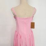 Rihoas pink corset style midi dress Size M Photo 4