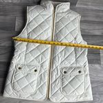 st. john's bay  Cream Vest with Gold Zipper Photo 6