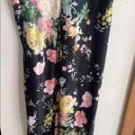 Petal and Pup  Anabelle Halter Neck Midi Dress Black Floral Photo 10