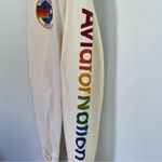 Aviator Nation  Malibu Sweatpants Vintage White Sz XS Photo 4