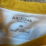 Arizona Jeans Juniors Arizona Jean Company White and Yellow Crop Top XS Photo 2