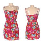 Rue 21 Red floral ruffle sundress size large Photo 1
