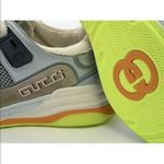 Gucci  Ultrapace Distressed Women Suede Leather 592882 Logo Sneakers EU 35.5 Photo 7