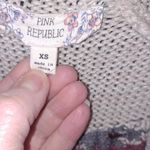 Pink republic  Open Front Knit‎ Sweater with Front Pockets Size XS Photo 3