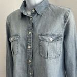 Women's Denim Button Down Shirt by J.Crew, Sz: S (a6) Blue Photo 1
