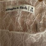 Abercrombie & Fitch Abercrombie White Lace Long Sleeve Top Photo 1