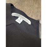 Maggy London  Simple Solid Black Short Sleeve Dress Size 4 Photo 2